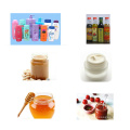 HZPK small glass bottle can jar lotion cream cosmetic honey peanut butter food paste viscous liquid piston filling machine